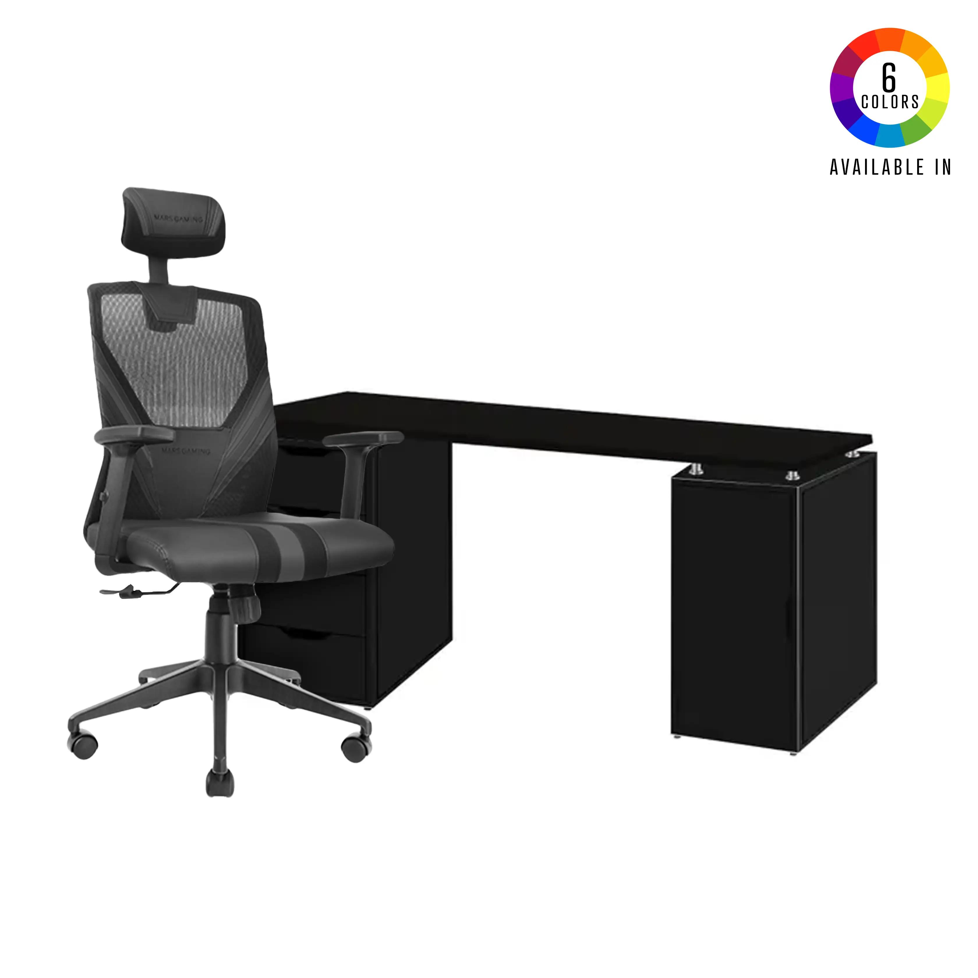 Pack Bureau Pc V1 [150x70] X CHAISE MARS GAMING MGC-ERGO BLACK