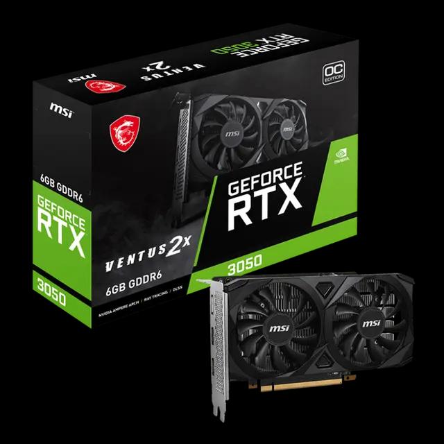 MSI GeForce RTX 3050 Ventus 2X E 6G OC
